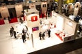 SMAU 2010 - Olivetti stand from above Royalty Free Stock Photo