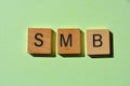 SMB, acronym, marketing buzzword as banner headline