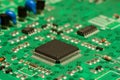 Smd printed electronic circuit board with micro controller and components