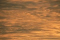 Smear Of Clouds Cover Blue Sky In The Late Evening