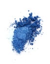 Smear of crushed blue eyeshadow Royalty Free Stock Photo
