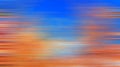 Smeared blue-orange abstraction. Colors in movement. Colored background