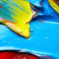 Macro texture of smears paint