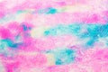 Smears of pink and blue nail polish free space Royalty Free Stock Photo