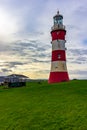 Smeaton`s Tower in Plymouth, England Royalty Free Stock Photo