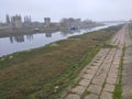 Smederevo Serbia autumn scenery on the Jezava river