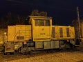 Smederevo Serbia by night train station old locomotive