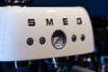 SMEG coffee machine in store Royalty Free Stock Photo