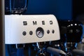 SMEG coffee machine in store Royalty Free Stock Photo
