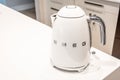 SMEG Kettle in Modern Kitchen Royalty Free Stock Photo