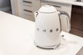 SMEG Kettle in Modern Kitchen Royalty Free Stock Photo