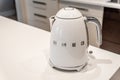 SMEG Kettle in Modern Kitchen Royalty Free Stock Photo