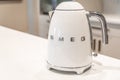 SMEG Kettle in Modern Kitchen Royalty Free Stock Photo