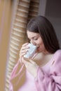 Smell of morning coffee can`t be replaced Royalty Free Stock Photo