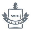 Smell perfume logo, vintage style