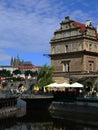 Smetana Museum and Prague Castle (Hradcany) Royalty Free Stock Photo