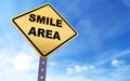 Smile area sign Royalty Free Stock Photo