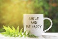 Smile and be Happy Inspirational Quotes