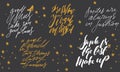 Fashion hand lettering quote for your design