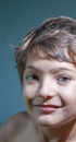 Smile - boy make faces Royalty Free Stock Photo