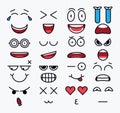 Smile constructor, Different vector elements for emotion design