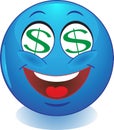 Smile. dollar. Money. Royalty Free Stock Photo