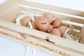 Smile Eggs Royalty Free Stock Photo