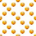 Smile emoji seamless