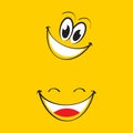 Smile emotion icon vector illustration Royalty Free Stock Photo