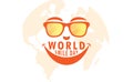 smile glasses illustration Royalty Free Stock Photo