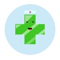 Smile green pharmacy logo.