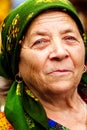 Smile of happy east european senior woman