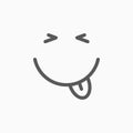 smile icon, laugh vector, happy, cartoon