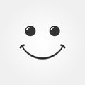 Smile icon vector 2 Royalty Free Stock Photo