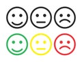 Smile Icon vector eps10. Smiley emotions face sign. Smile feedback emotion icon.