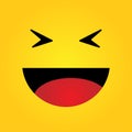 Smile Icon Vector. happiness Symbol, smile face expression, vector illustration eps 10