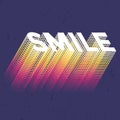 Smile (isometric design with colorful layers)