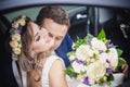 Smile kiss bride Royalty Free Stock Photo