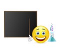Smile lesson chemistry Royalty Free Stock Photo