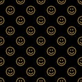 Smile line icon pattern