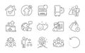 Smile, Loan percent and Recovery ssd icons set. Algorithm, Seo devices and Time management signs. Vector