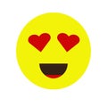 Smile love icon