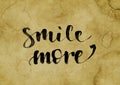 SMILE MORE TYPOGRAPHIC DESIGN