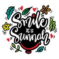 Smile it`s sunnah. Islamic poster.