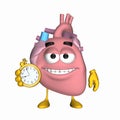 Smiley Aorta - It's Time Royalty Free Stock Photo
