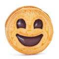 Smiley biscuit Royalty Free Stock Photo