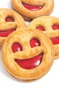 Smiley biscuits Royalty Free Stock Photo