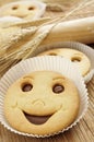 Smiley biscuits Royalty Free Stock Photo