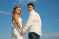 Smiley couple Royalty Free Stock Photo