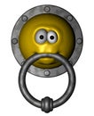 Smiley doorknocker